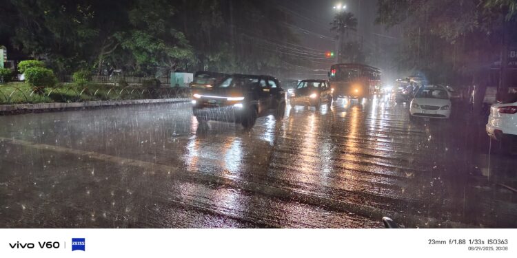 जळगाव जिल्ह्याला धुवाधार पावसाने झोडपले !