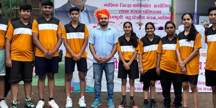 राज्यस्तरीय कॉर्फबॉल स्पर्धेसाठी जळगाव जिल्हा संघाची निवड