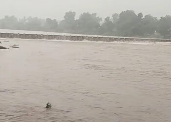 बाळद परिसरात पावसाचा कहर; तितुर नदीला महापूर