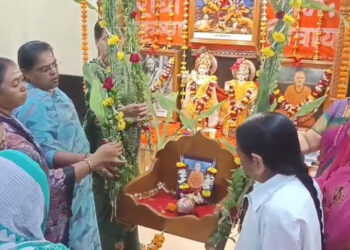 सद्गुरू श्री मोरेश्वर महाराज यांचा जन्मोत्सव साजरा