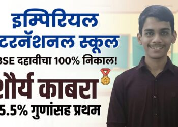 इम्पिरियल इंटरनॅशनल स्कूल CBSE दहावीचा 100% निकाल; शौर्य काबरा 95.5% गुणांसह प्रथम