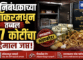 उपनिबंधकाच्या लॉकरमधून तब्बल १.७ कोटींचा मुद्देमाल जप्त!