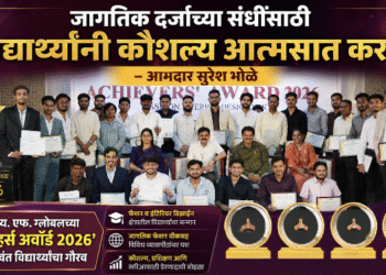 जागतिक दर्जाच्या संधींसाठी विद्यार्थ्यांनी कौशल्य आत्मसात करावे – आ. सुरेश भोळे