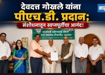 देवदत्त गोखले यांना पीएच.डी. प्रदान; संशोधनातून स्वप्नपूर्तीचा आनंद!