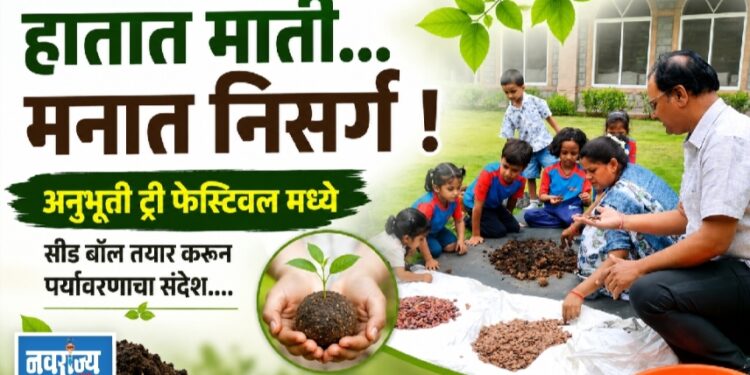 हातात माती… मनात निसर्ग!            सीड बॉलमधून विद्यार्थ्यांनी पेरली हरित भविष्याची बीजे..